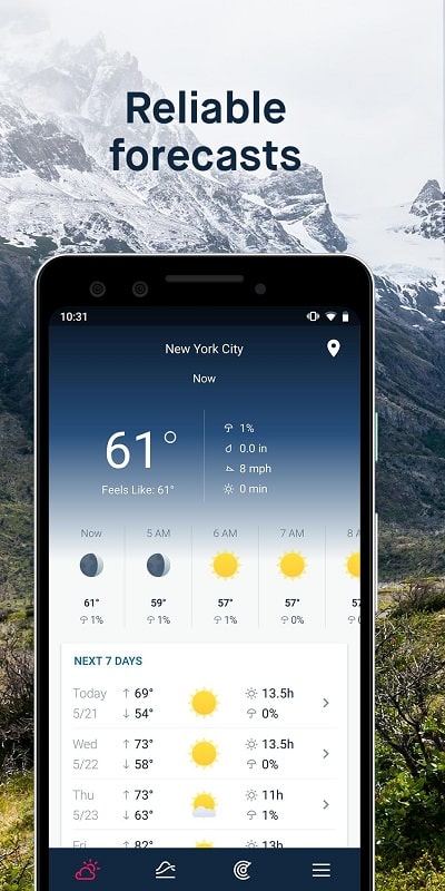 WeatherPro Скриншот 1