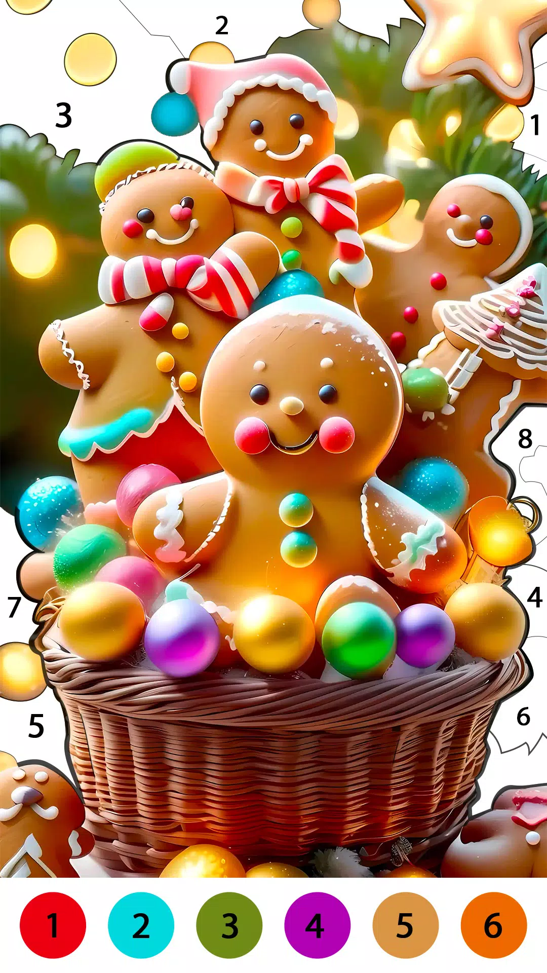 Dog Coloring, Color by number应用截图第3张