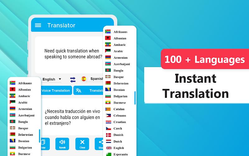 All Language Voice Translator स्क्रीनशॉट 3