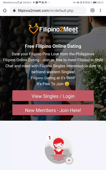 Filipino Philippines Dating 스크린샷 0
