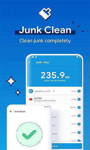 Alpha Cleaner - Cleanup Junks 스크린샷 1