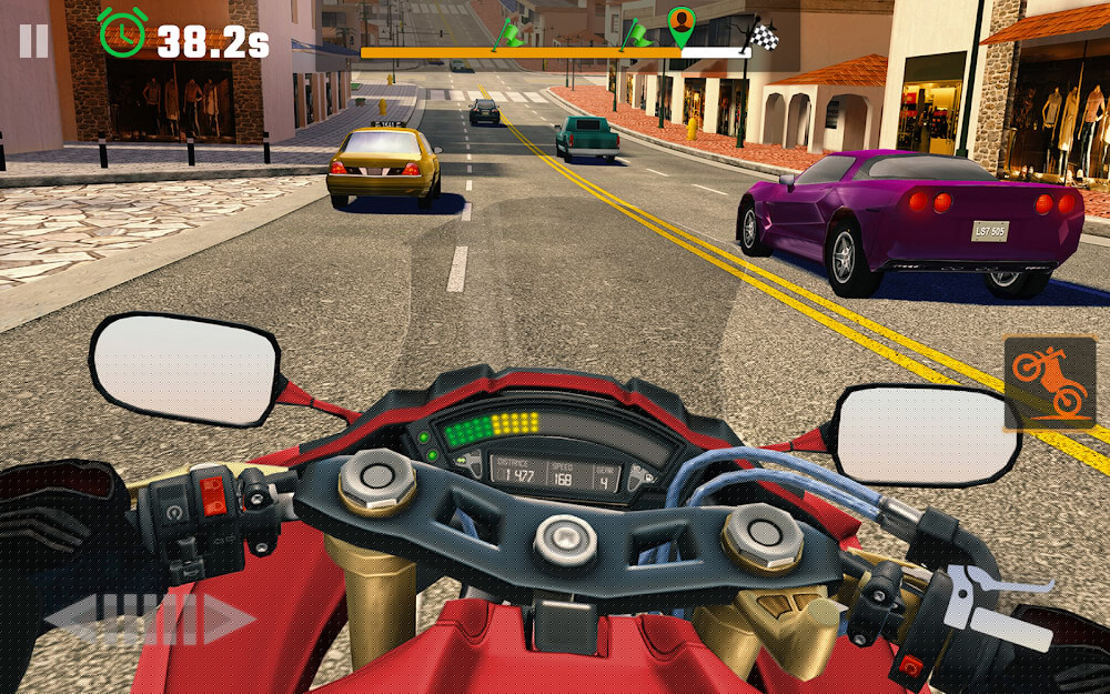 Moto Rider GO: Highway Traffic Mod Screenshot 2