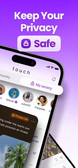Touchapp - Meaningful Sharing スクリーンショット 1