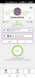 TOOFAN V2 RAY VPN Captura de pantalla 2