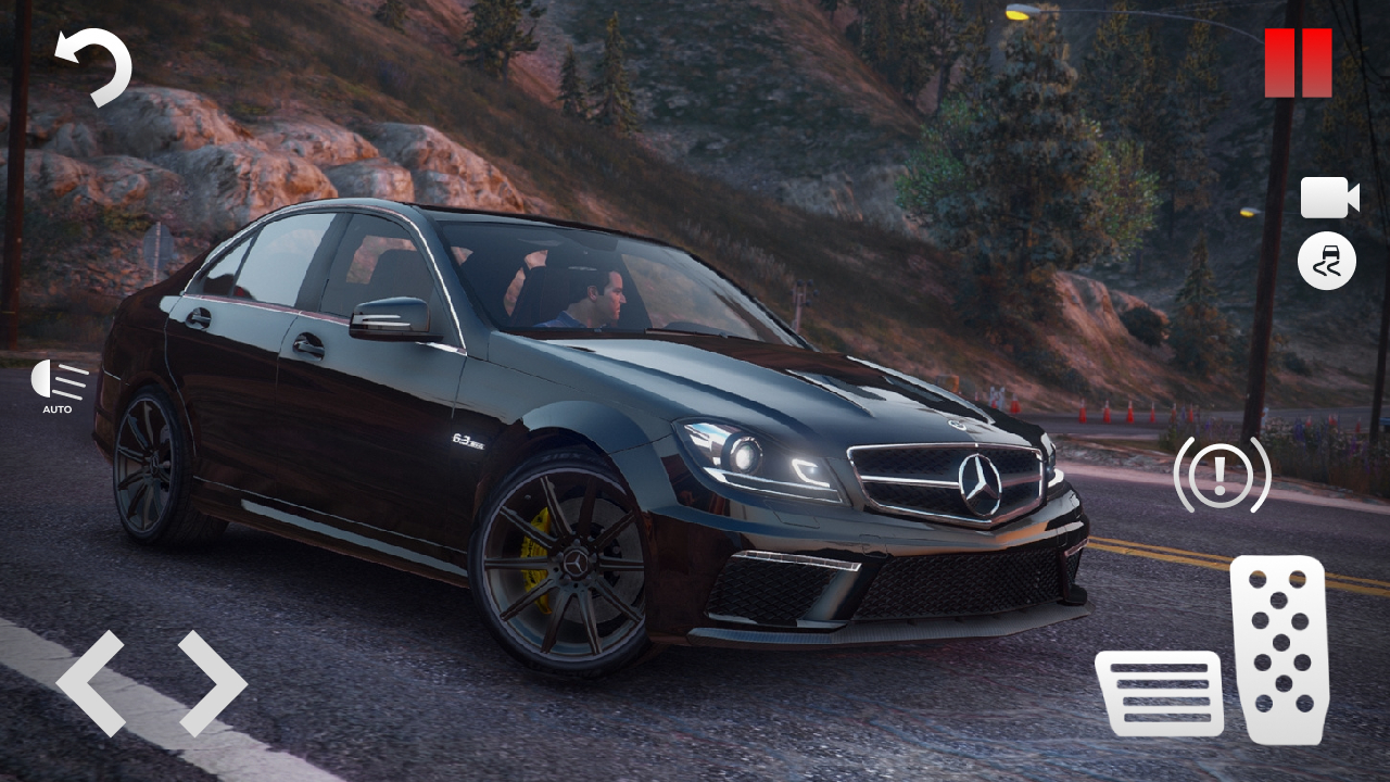 Car Driver Mercedes C-Class 63應用截圖第2張
