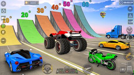 Schermata Superhero Car Stunt Game 3D 2