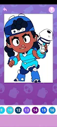 Coloring Brawl Stars All Skins應用截圖第1張