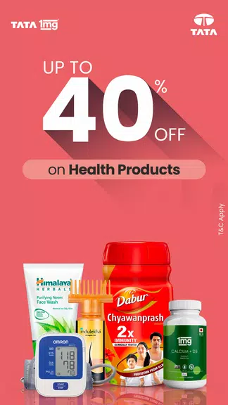 TATA 1mg Online Healthcare App Скриншот 2
