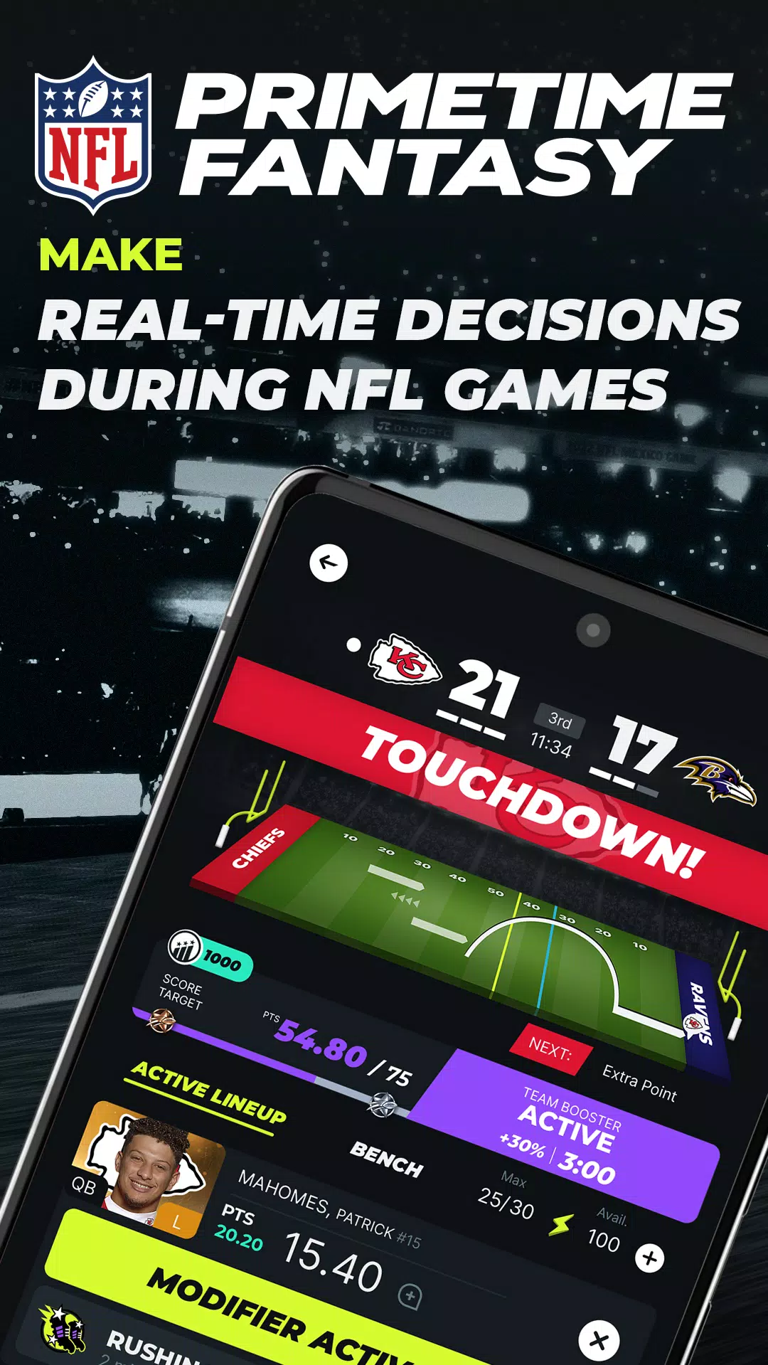 NFL Primetime Fantasy Captura de pantalla 0
