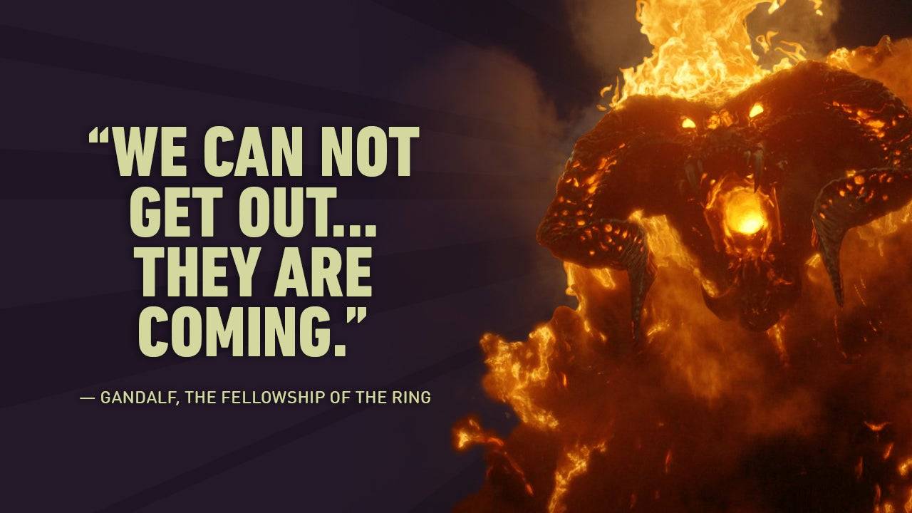 甘道夫解讀不祥的矮人文獻