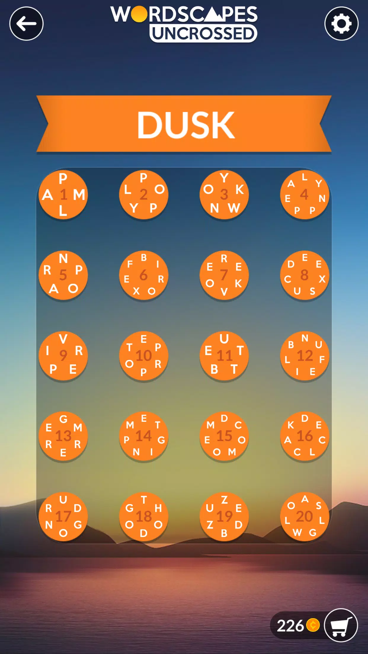 Wordscapes Uncrossed 스크린샷 1