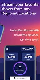 VProtect VPN - Secure Proxy Captura de tela 1