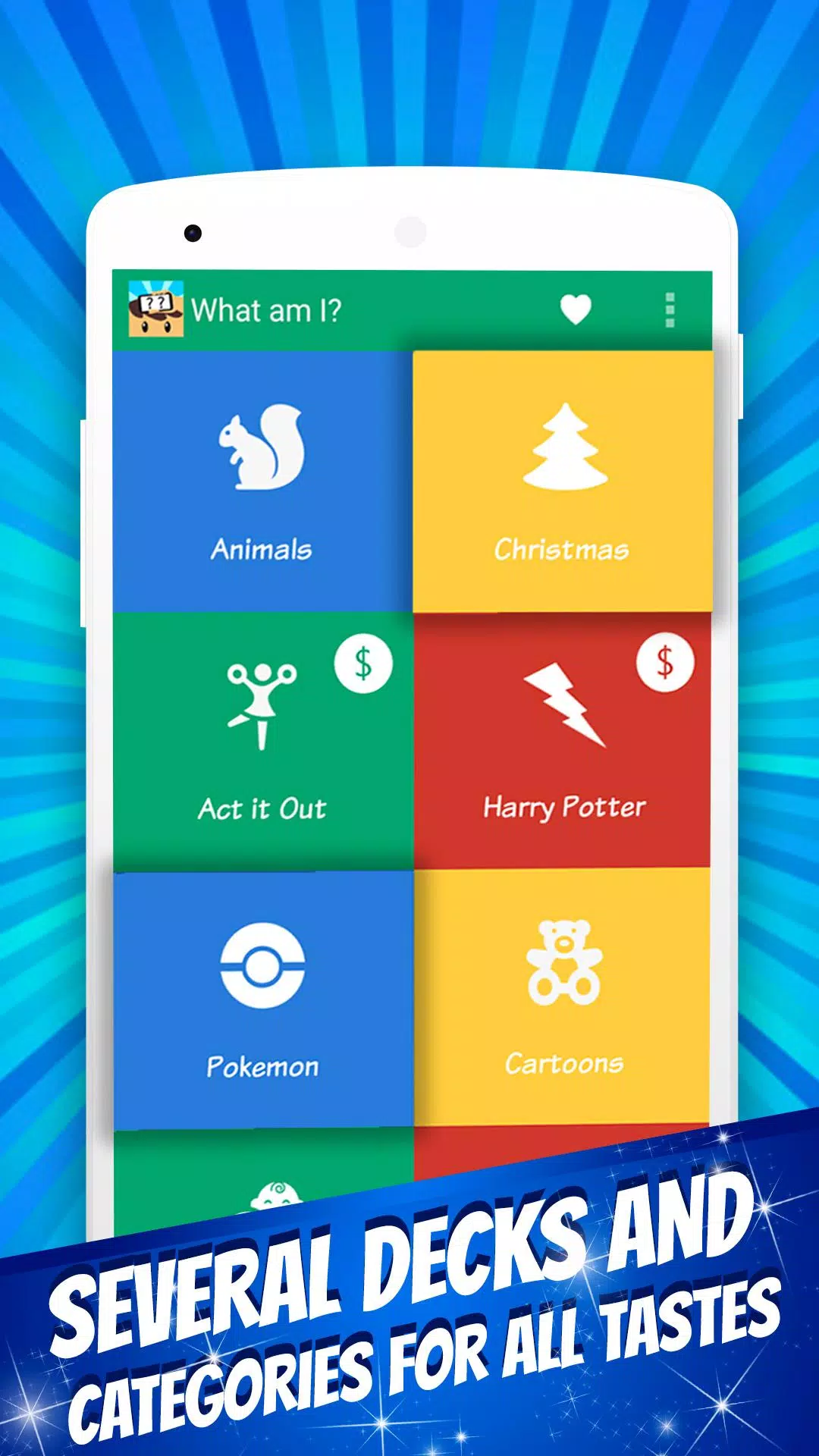 What Am I? – Word Charades Captura de tela 0