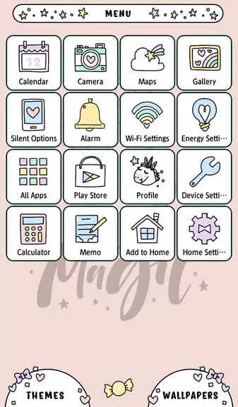 Unicorn Magic Theme Скриншот 1