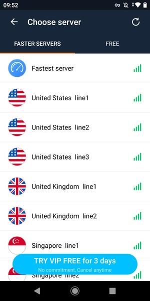 Goat VPN ဖန်သားပြင်ဓာတ်ပုံ 3