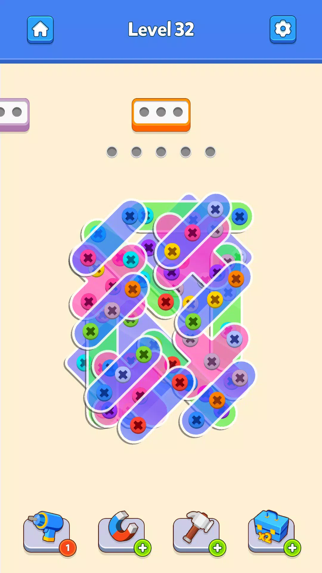 Screw Pin Jam Puzzle Nuts Bolt Скриншот 2