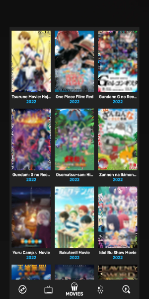 Gogoanime App Interface