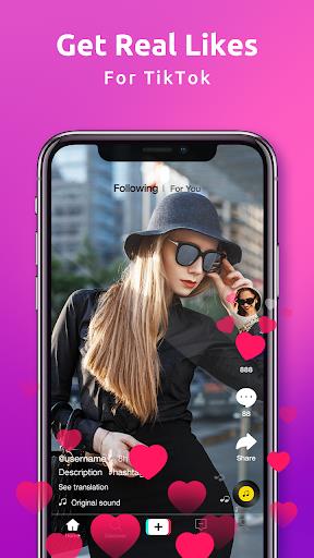 Tikboost-Get followers, likes Ekran Görüntüsü 1