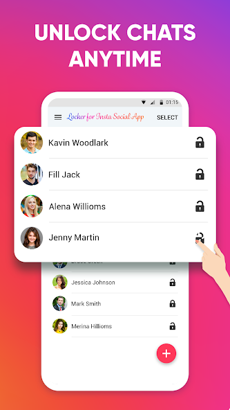 Locker for Insta Social App Mod Tangkapan skrin 3