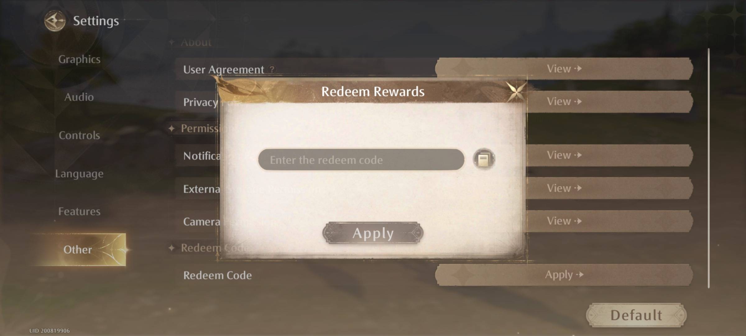 Infinity Nikki Redeem Code