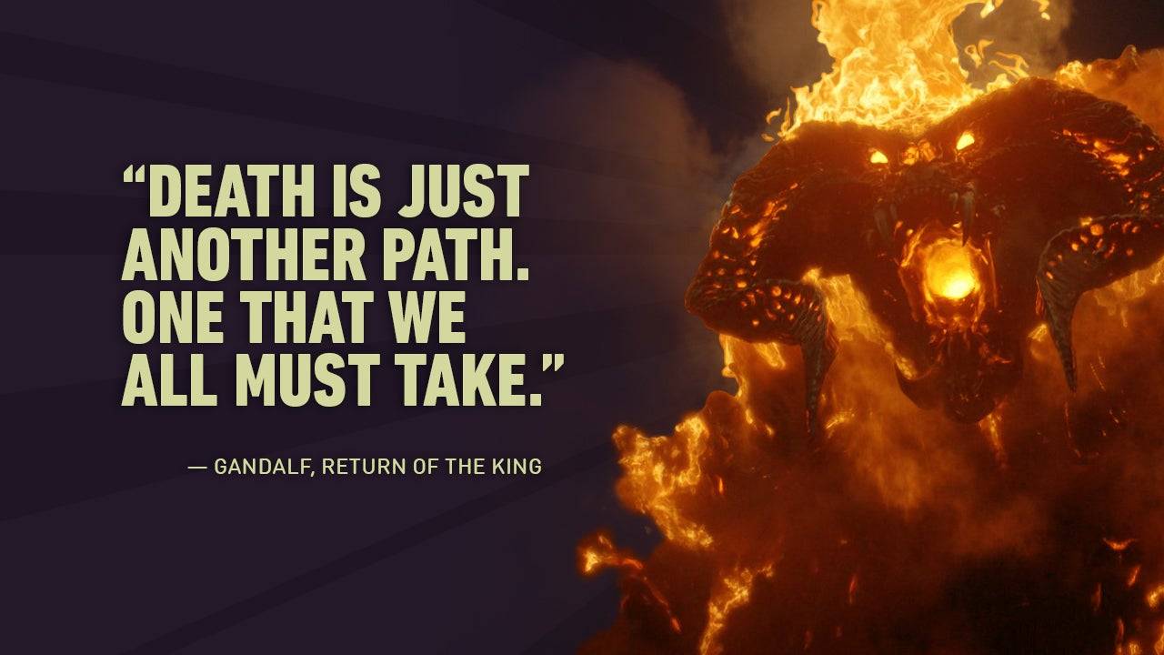 甘道夫談論死亡的哲理