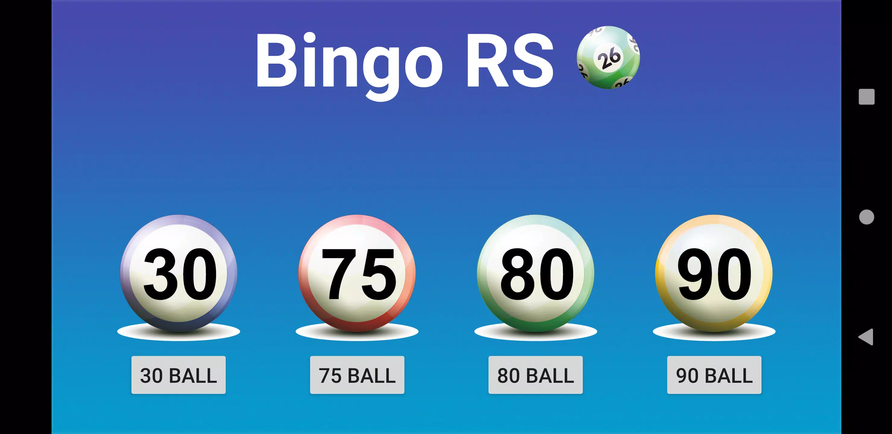 Bingo RS スクリーンショット 0