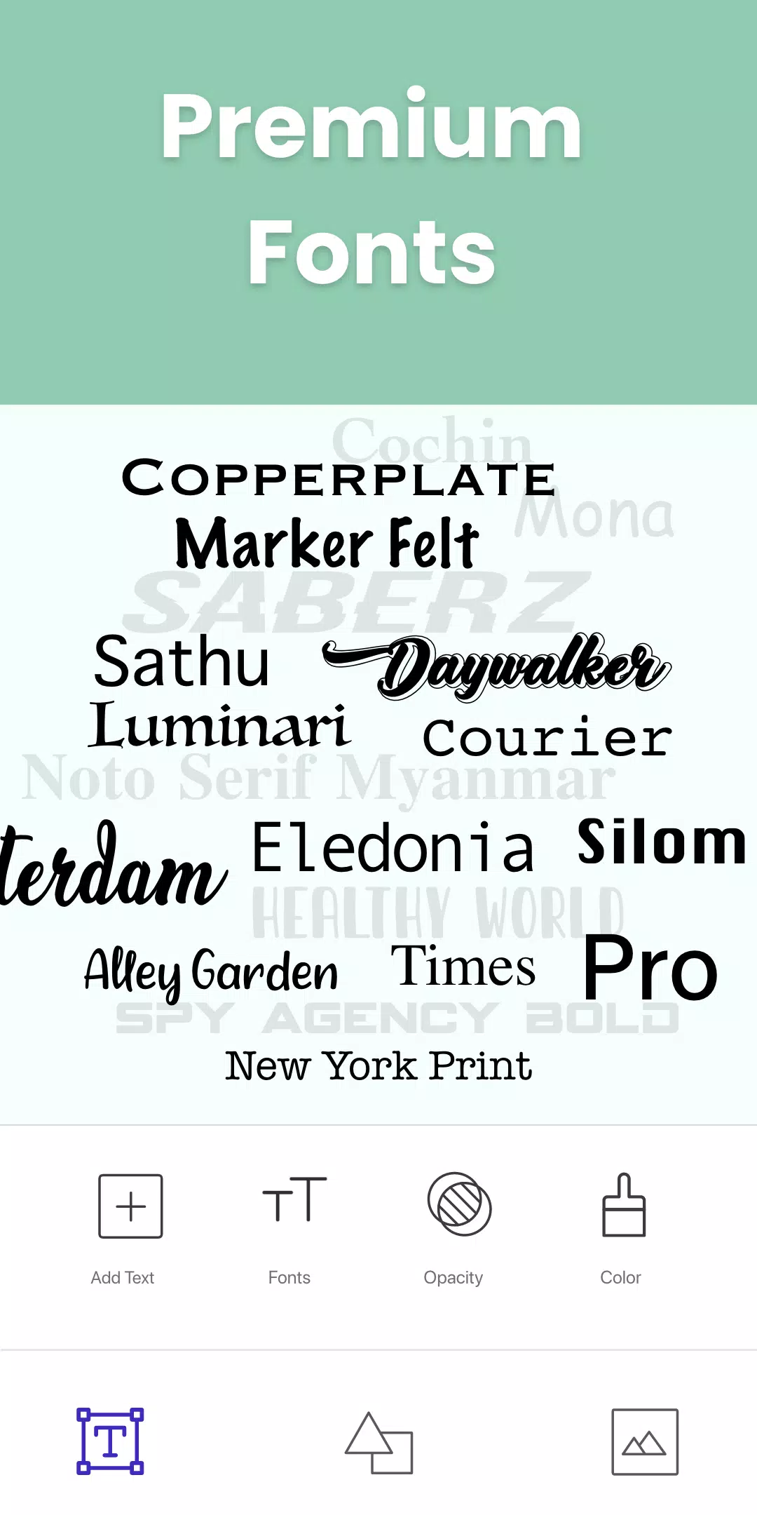Logoshop - Logo Maker Free & Graphic Design App Скриншот 1