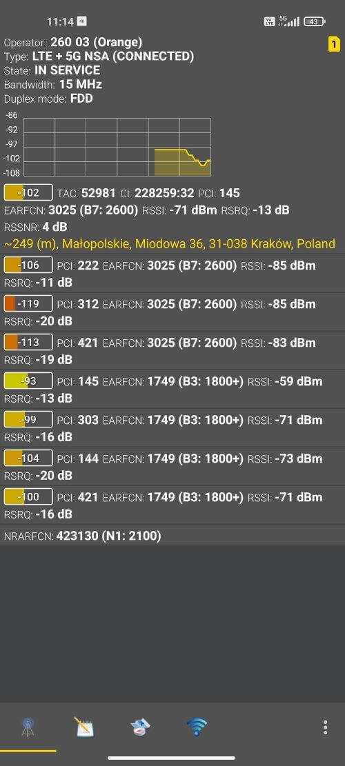 Netmonitor: 5G, Cell & WiFi Screenshot 0