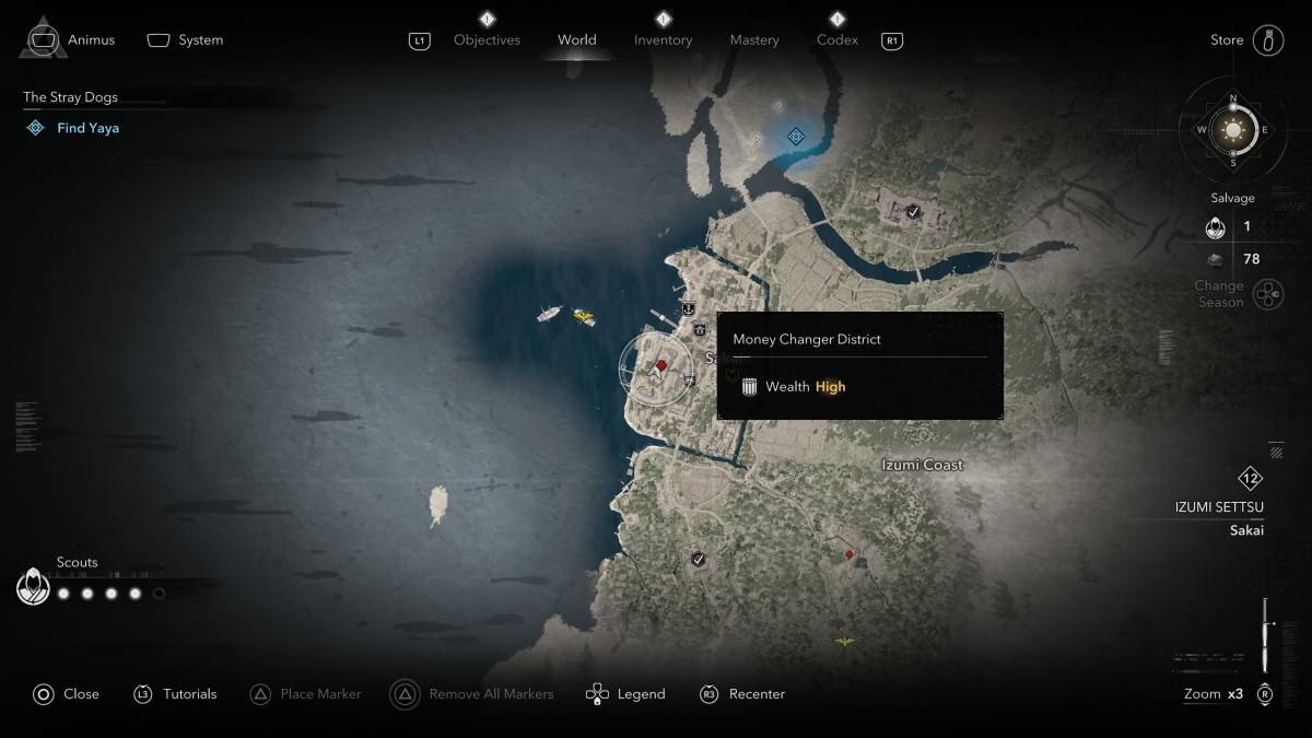 如何和何处找到所有刺客信条中的kabukimono成员