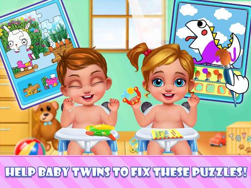 Newborn Sweet Baby Twins 2: Baby Care & Dress Up Ekran Görüntüsü 0