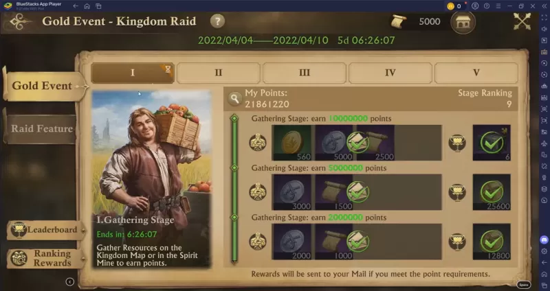 Guns of Glory Recurring Events