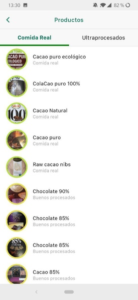 MyRealFood: Escáner y recetas Скриншот 1