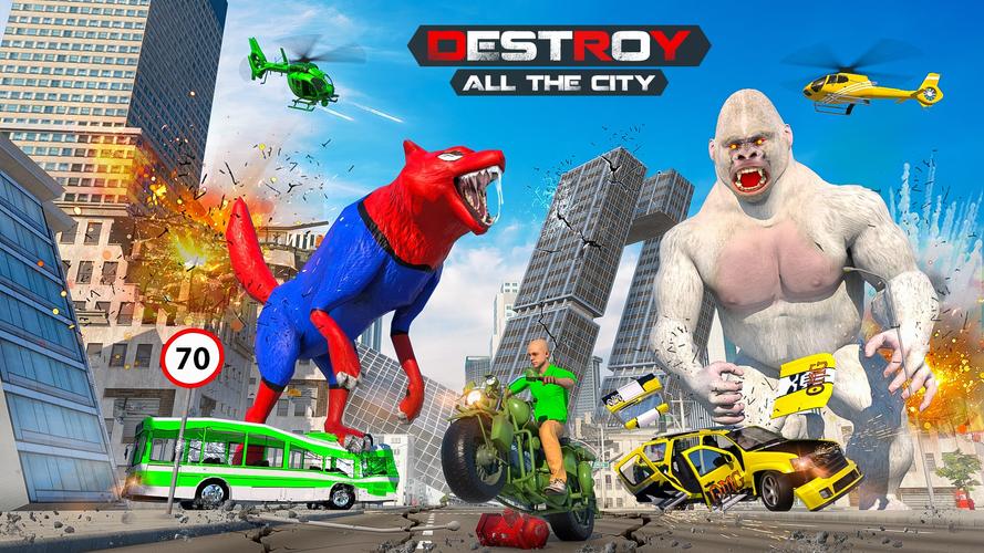 Giant Gorilla Bigfoot Monster應用截圖第1張