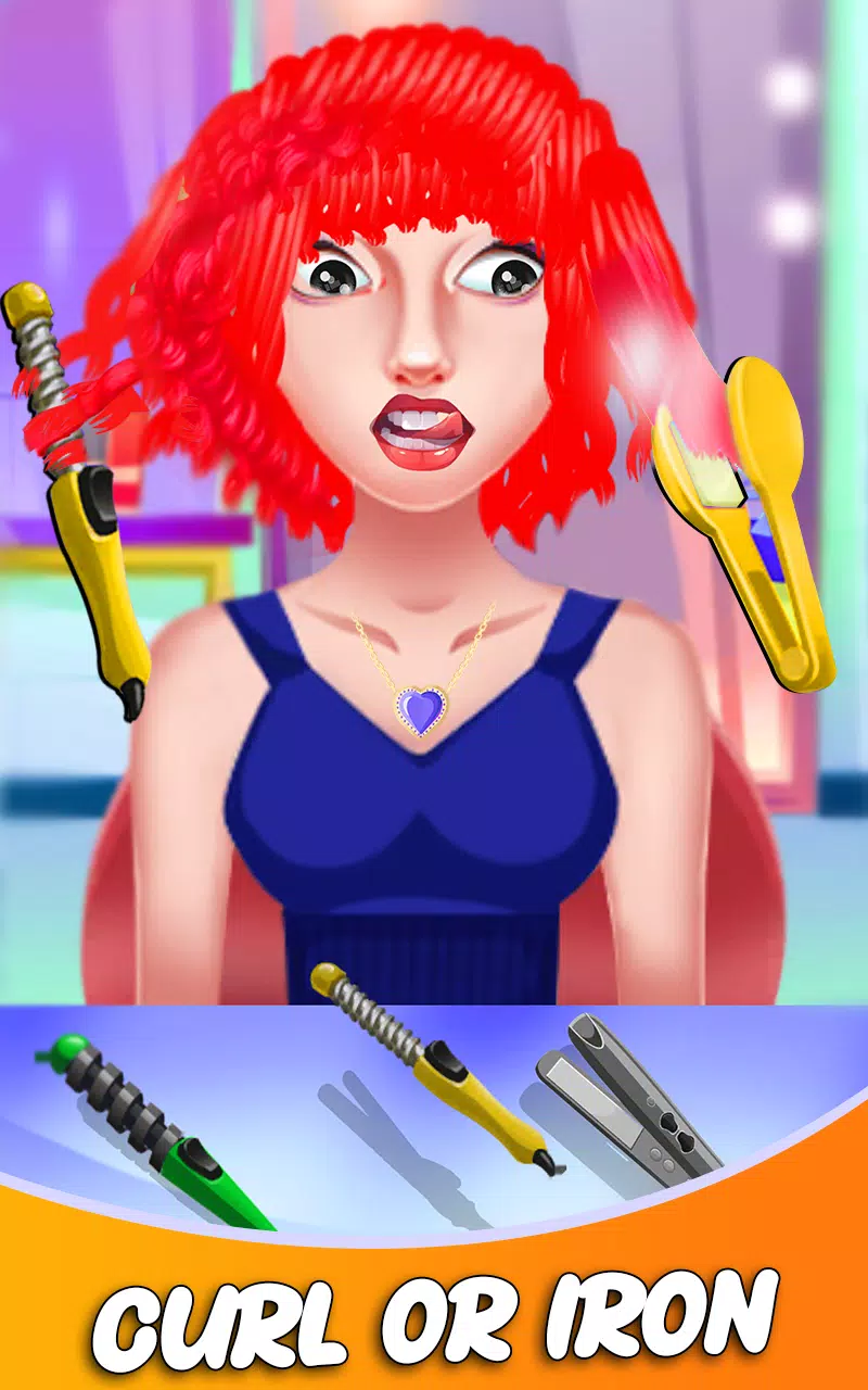 Fashion Girls Hair Salon Games स्क्रीनशॉट 1