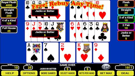 Five Play Poker Скриншот 0
