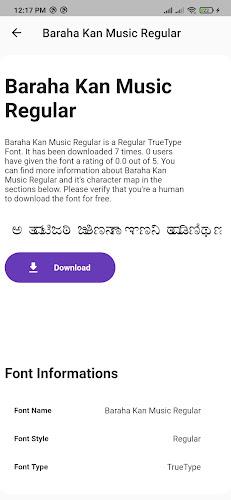 Kannada Fonts ဖန်သားပြင်ဓာတ်ပုံ 2