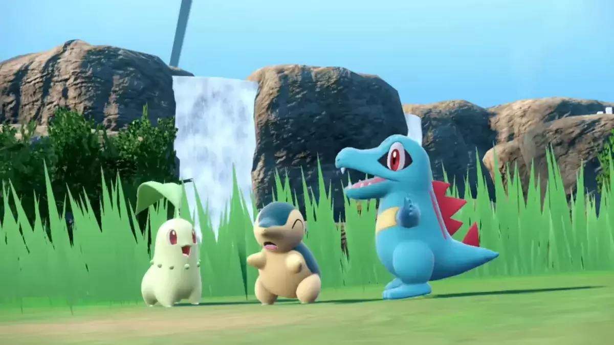 Iniciados da geração 2 Chikorita, Cyndaquil e Totodile em Pokémon Scarlet & Violet