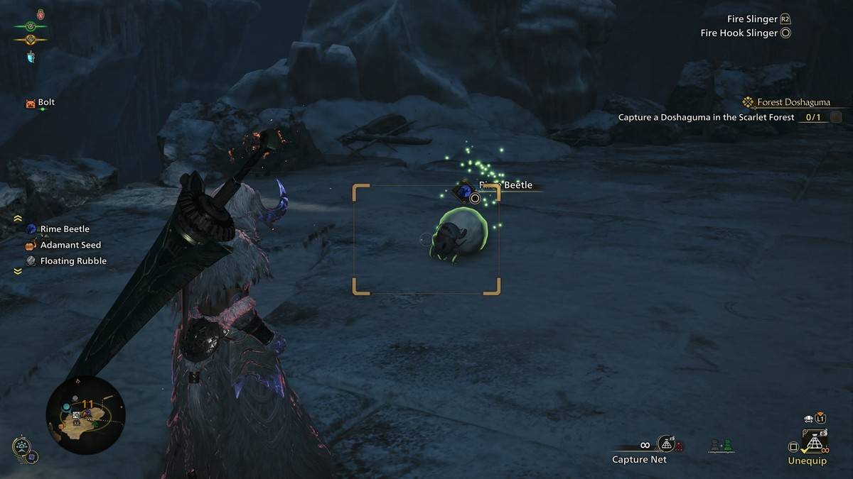 Cómo capturar el escarabajo de rime en monstruos cazadores salvajes