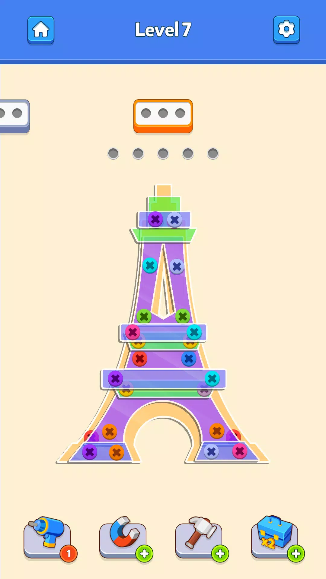 Screw Pin Jam Puzzle Nuts Bolt Скриншот 0