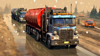 Oil Cargo Transport Truck Game應用截圖第3張