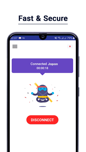 Ninja VPN – Faster, Safer Internet应用截图第2张