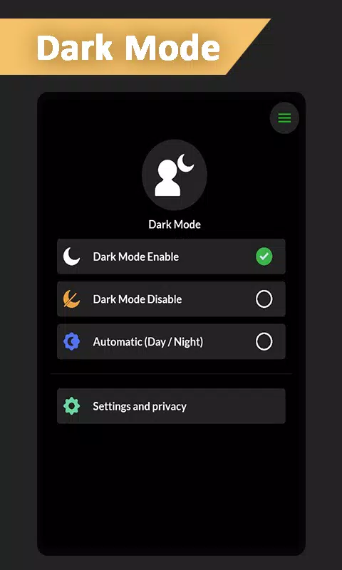 Dark Mode Скриншот 2