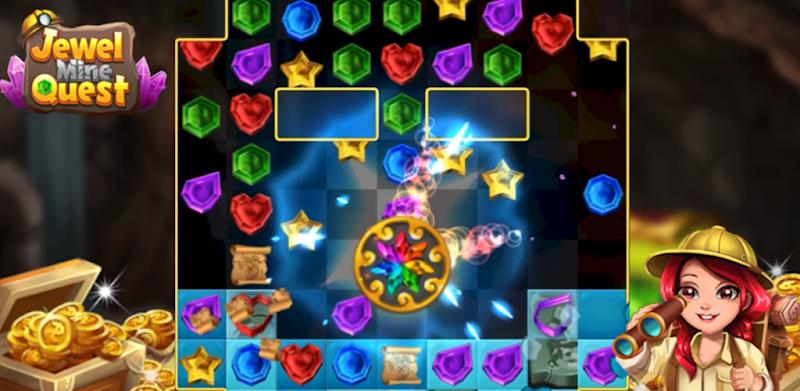 Jewel Mine Quest: Match-3應用截圖第0張