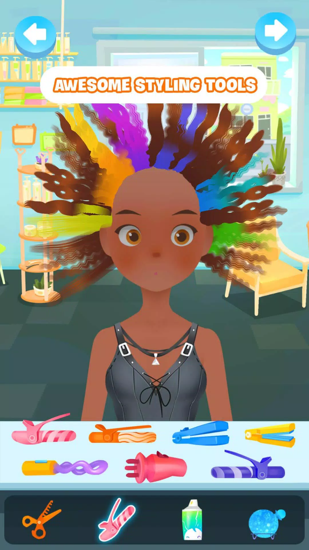Hair salon games : Hairdresser Schermafbeelding 1
