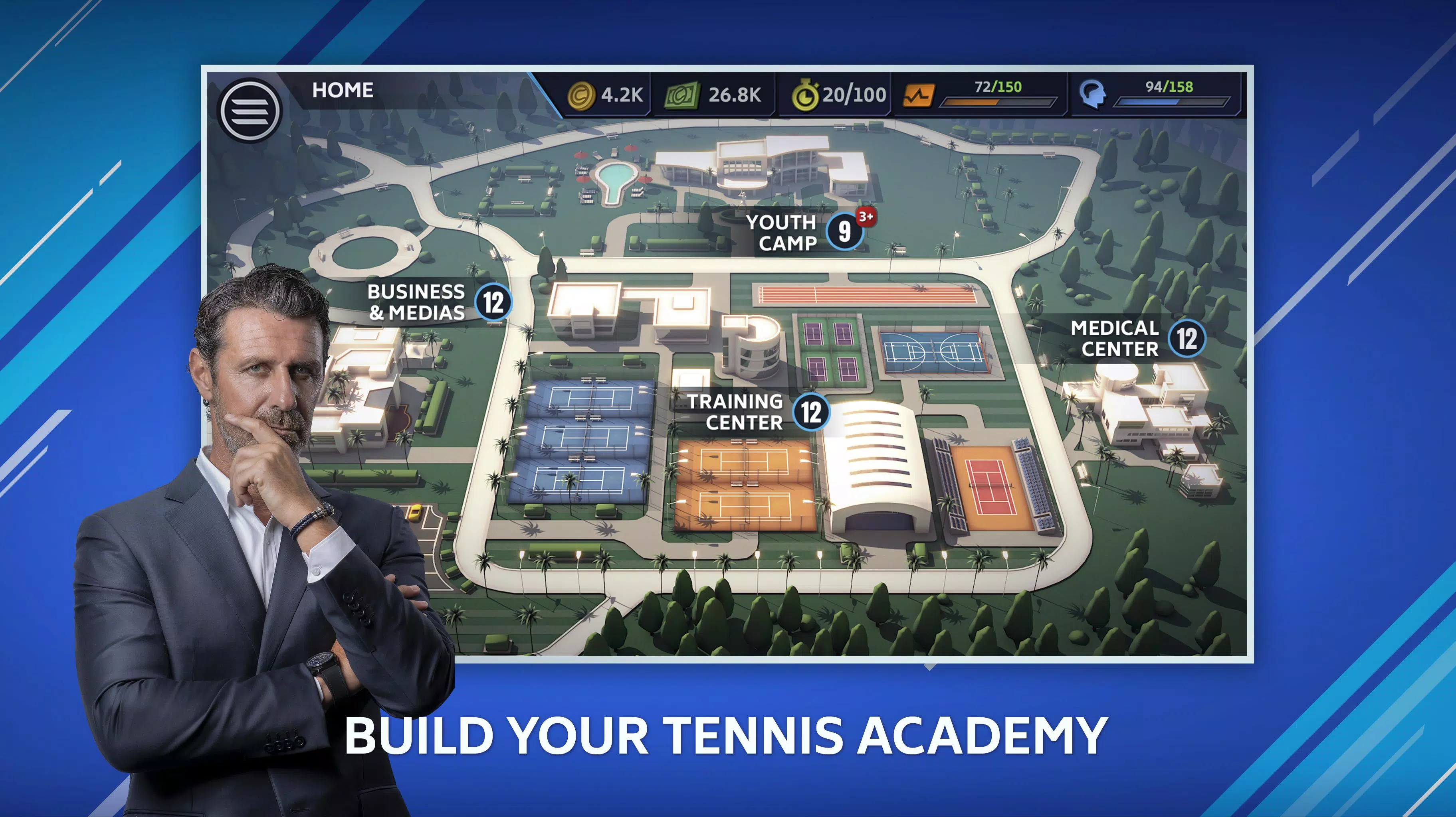 Tennis Manager Mobile Capture d'écran 0