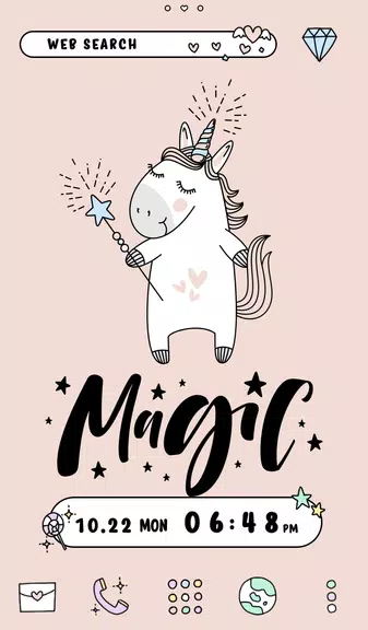 Unicorn Magic Theme Скриншот 0