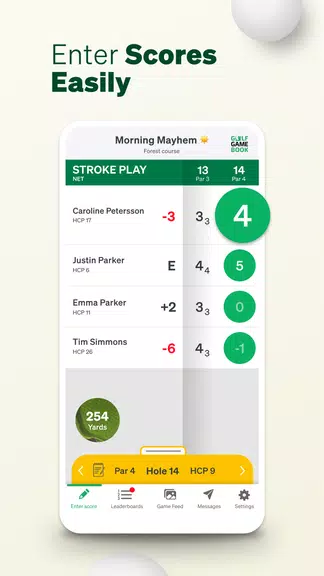 Golf GameBook Scorecard & GPS 스크린샷 2