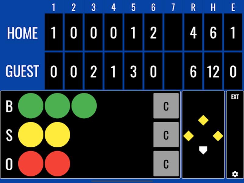 Softball Score スクリーンショット 2
