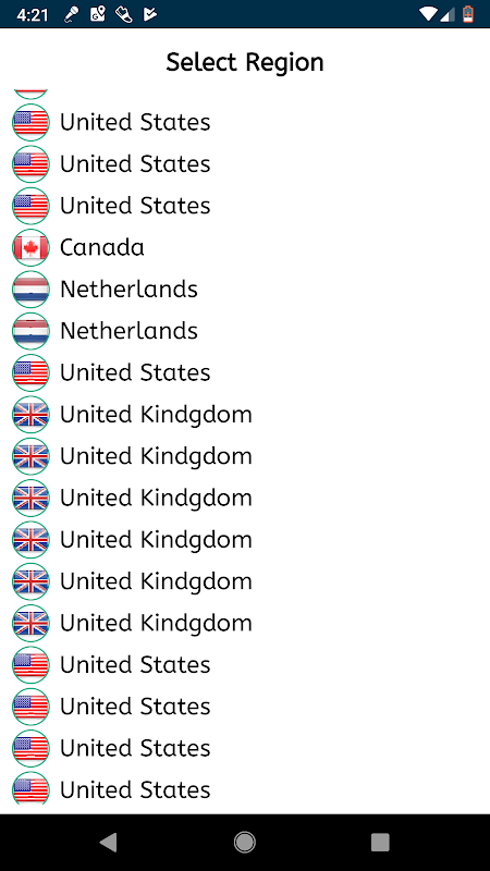 Delta VPN : Secure VPN Proxy : VPN UK, IRAN, USA Captura de tela 1