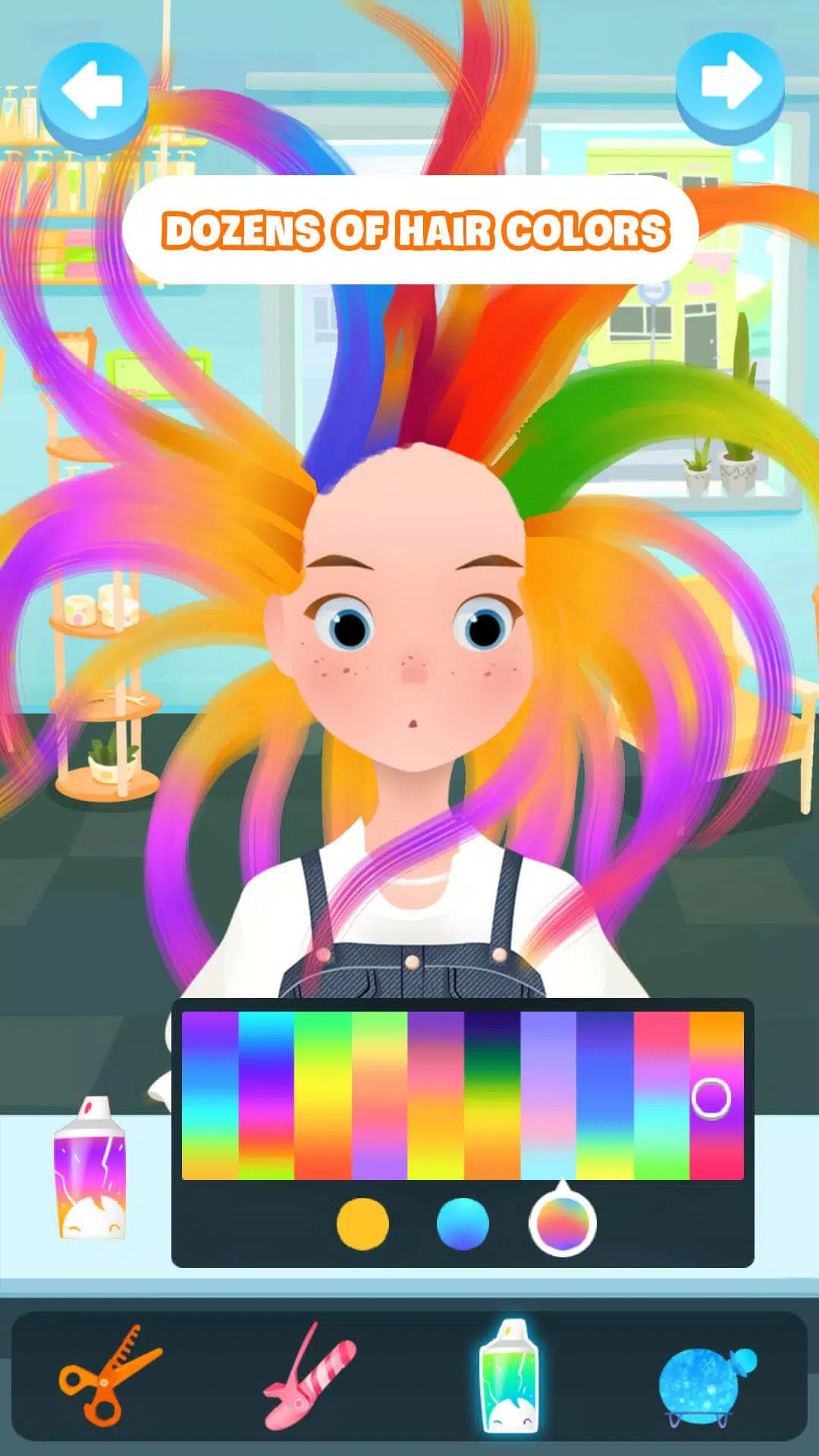 Hair salon games : Hairdresser Schermafbeelding 0